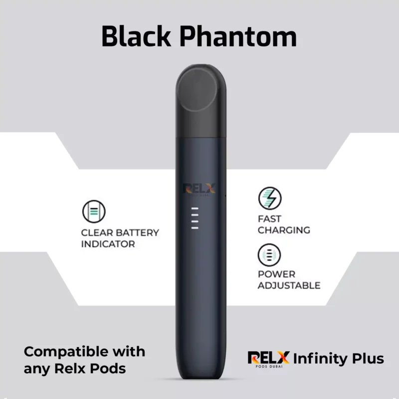 RELX Infinity Plus Black Phantom